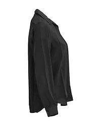 Noemi Button Down Blouse Black
