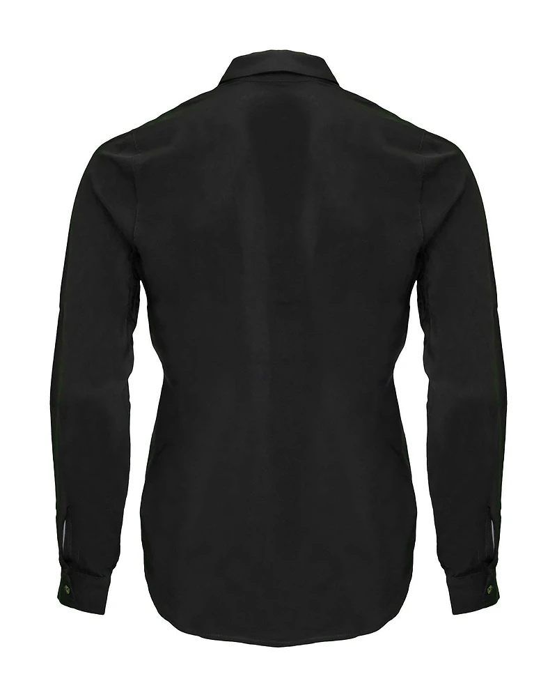 Noemi Button Down Blouse Black