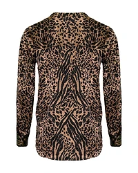 Pearl Animal Print Blouse