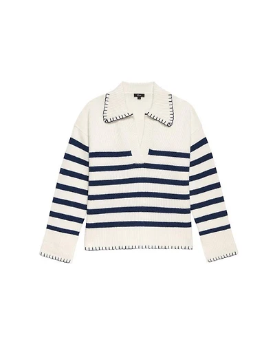 Rails Athena Stripe Cashmere Pullover