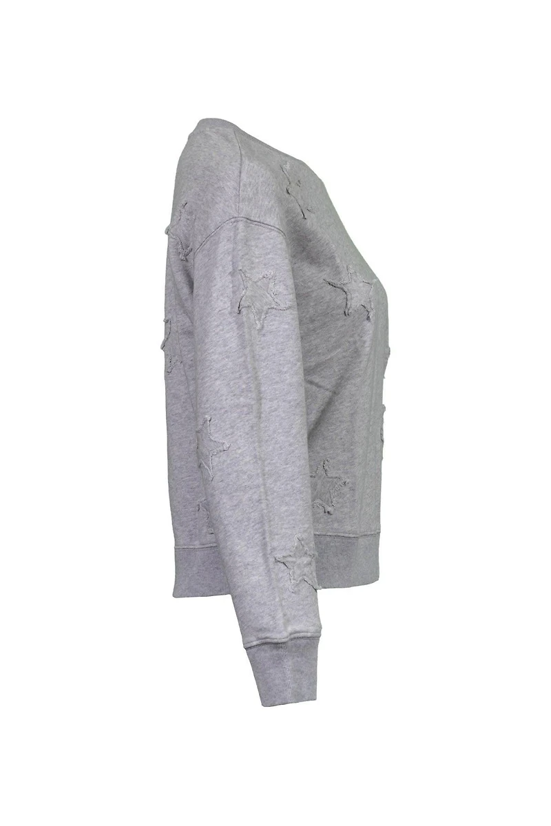 Ramona Heather Grey Stars Sweatshirt