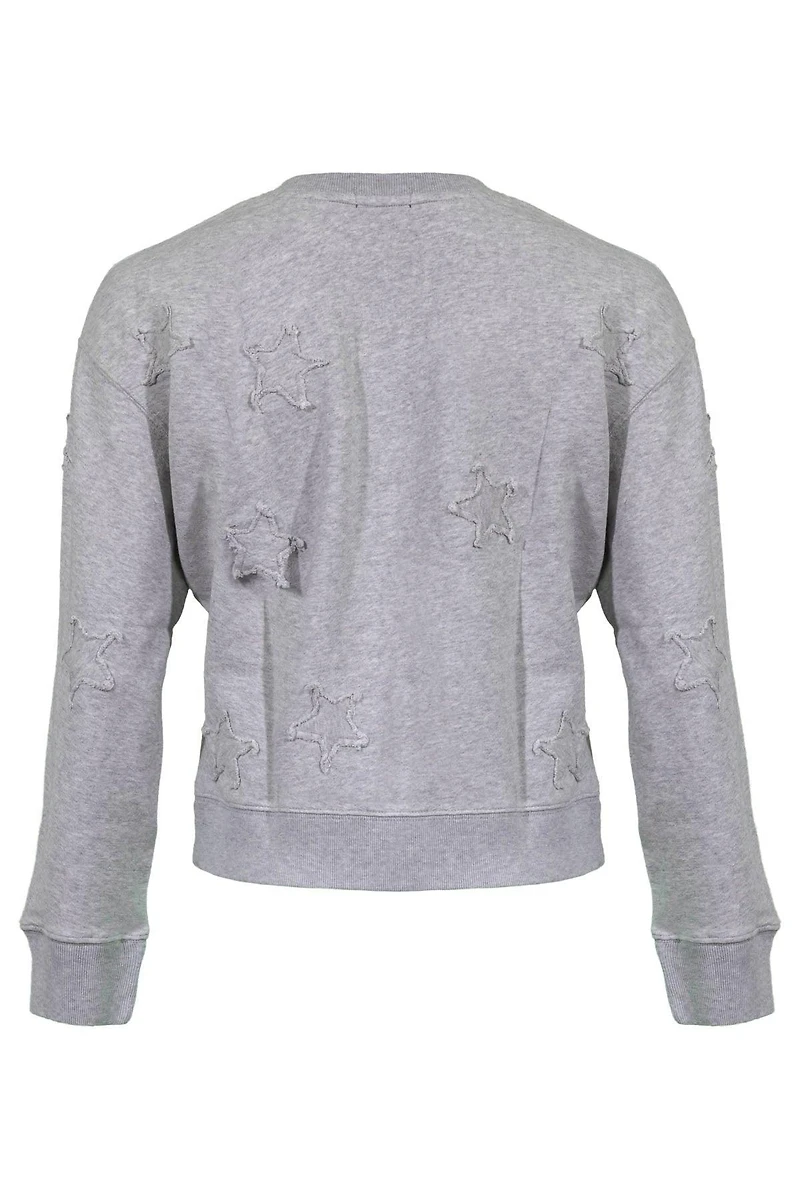 Ramona Heather Grey Stars Sweatshirt