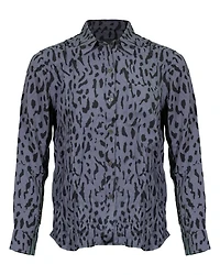 Rocsi Cheetah Shirt Charcoal