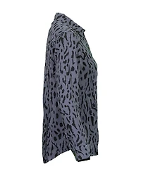 Rocsi Cheetah Shirt Charcoal