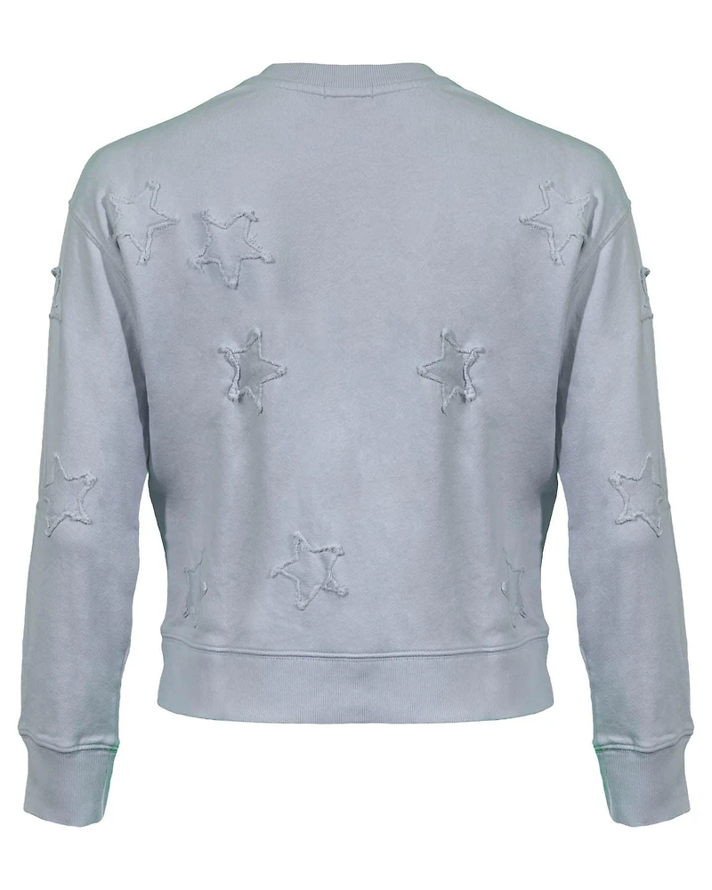 Romano Powder Blue Stars Sweatshirt