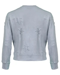 Romano Powder Blue Stars Sweatshirt
