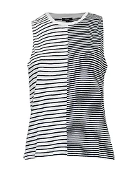 Split Stripe Tank Top