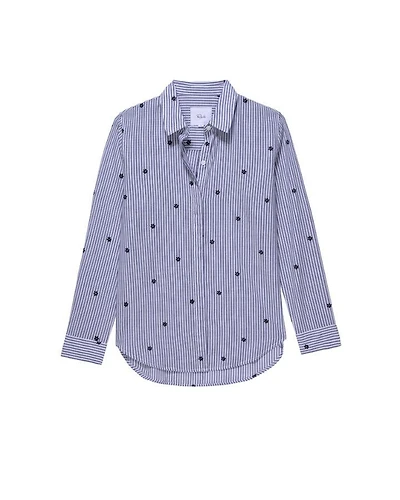 Taylor Flocked Daisies Shirt