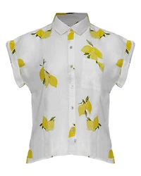Whitney Lemon Print Shirt