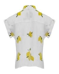 Whitney Lemon Print Shirt