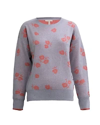 Fleur Jacquard Pullover