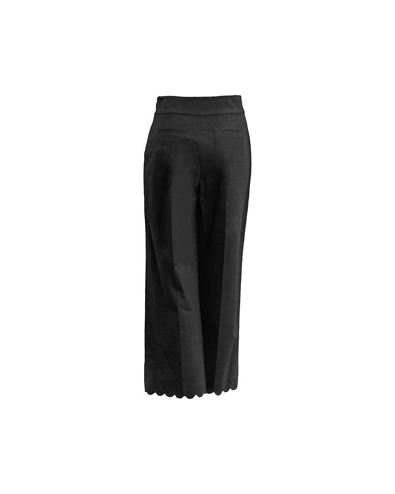 Scalloped Crop Pant