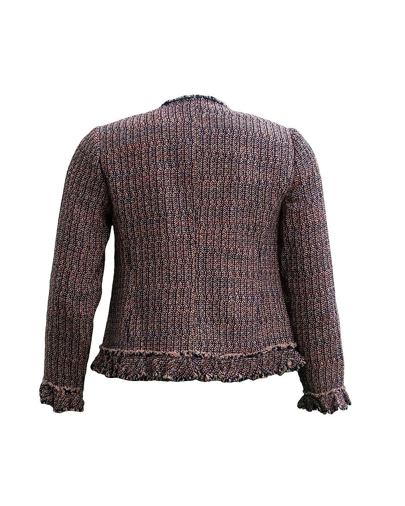 Tweed Ruffle Jacket