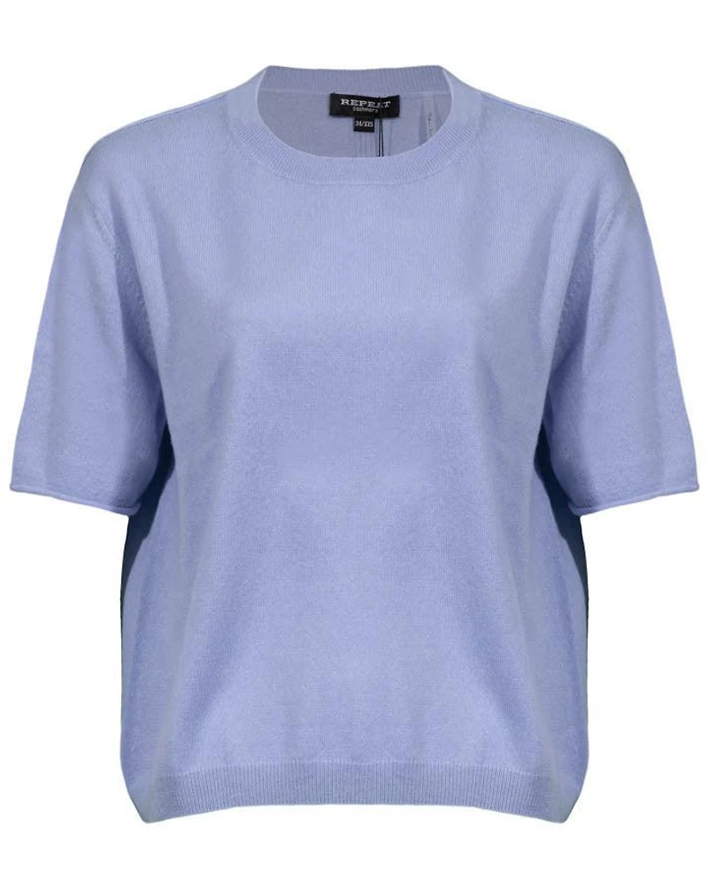 Cashmere 1/2 Sleeve Round Neck Pullover