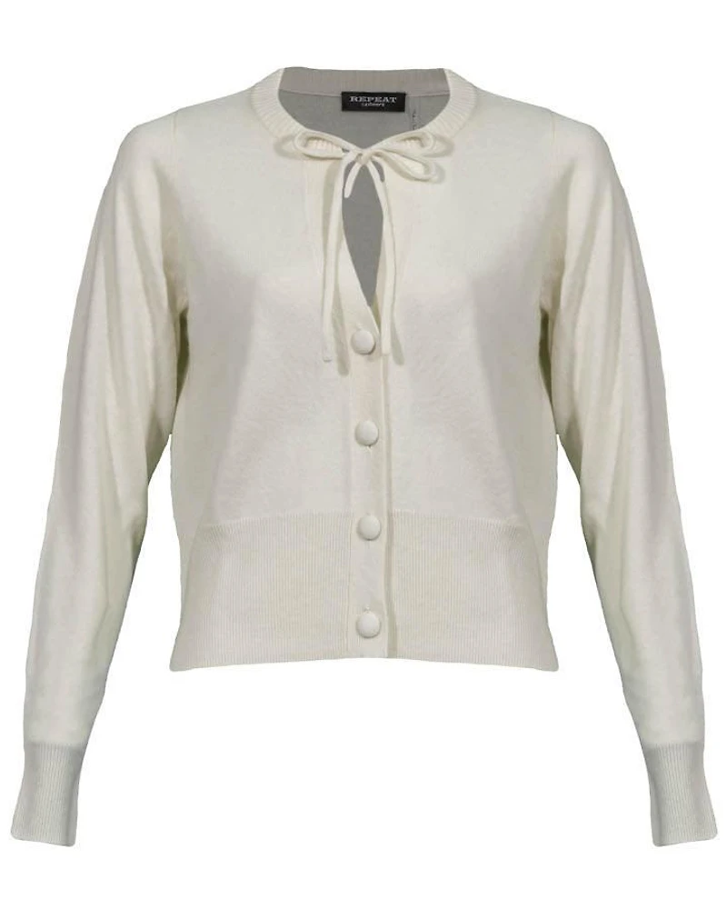 Cashmere Neck Tie Cardigan