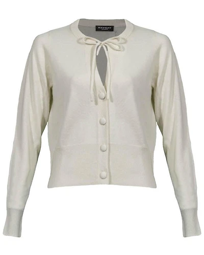 Cashmere Neck Tie Cardigan