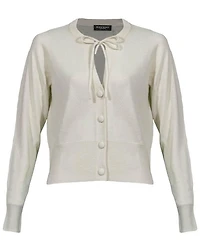 Cashmere Neck Tie Cardigan
