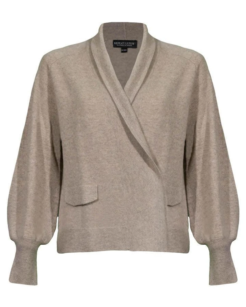 Cashmere Open Front Cardigan