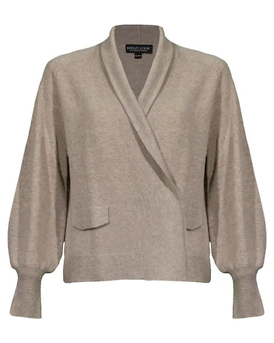 Cashmere Open Front Cardigan