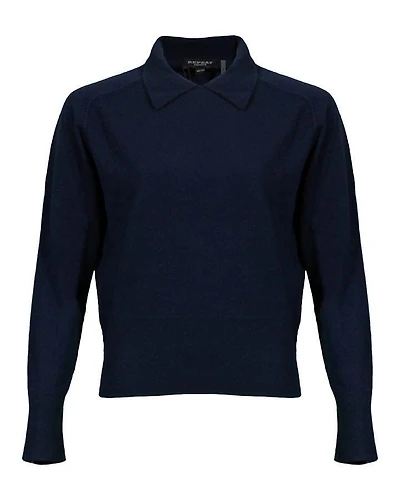 Cashmere Point Collar Pullover