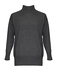 Cotton Blend Funnel Tunic