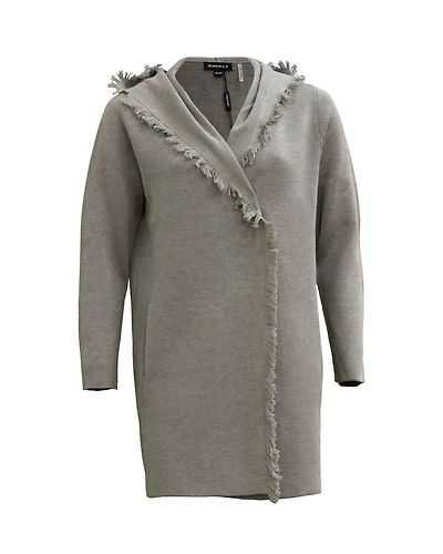 Fringe Hooded Cardi