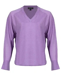Linen V-Neck Pullover