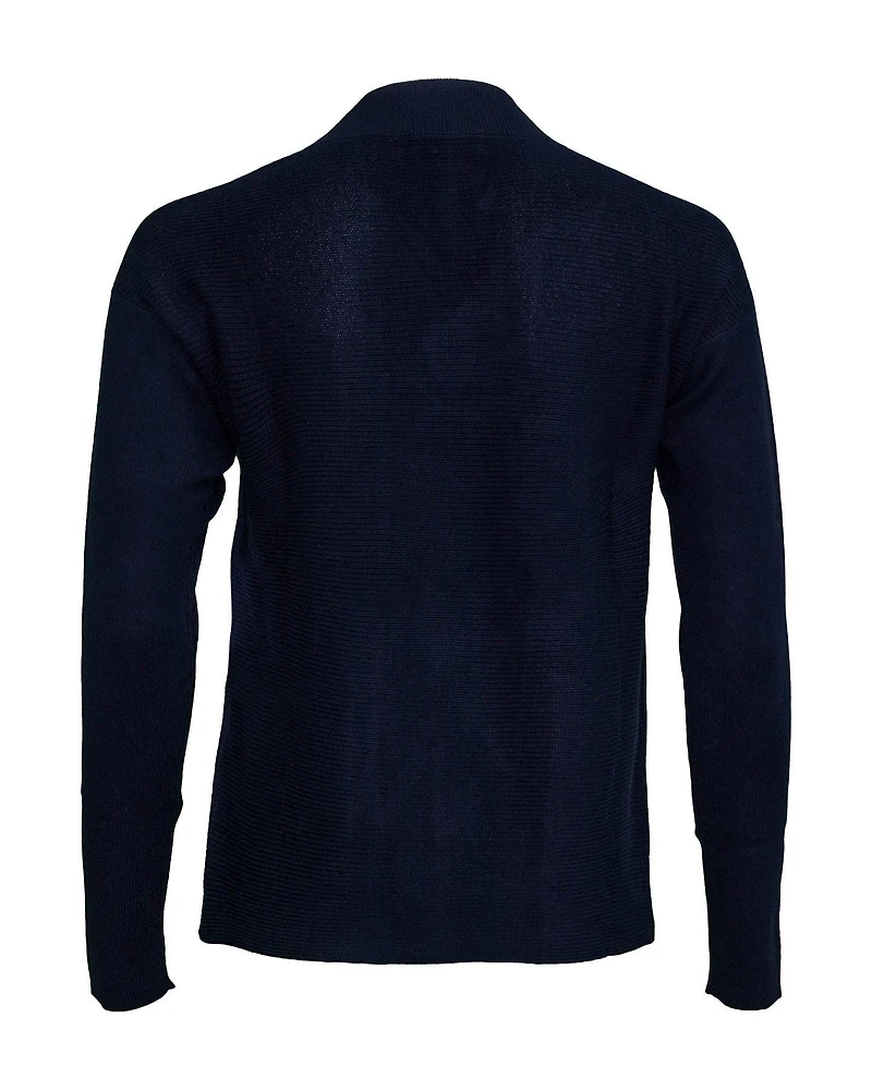 V Neck Non Wool Knit Navy