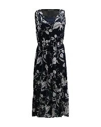 Sheer Print Dress