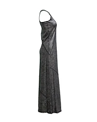Metallic Finish Long Dress