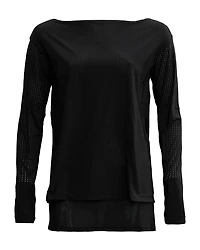Perforated Long Sleeve