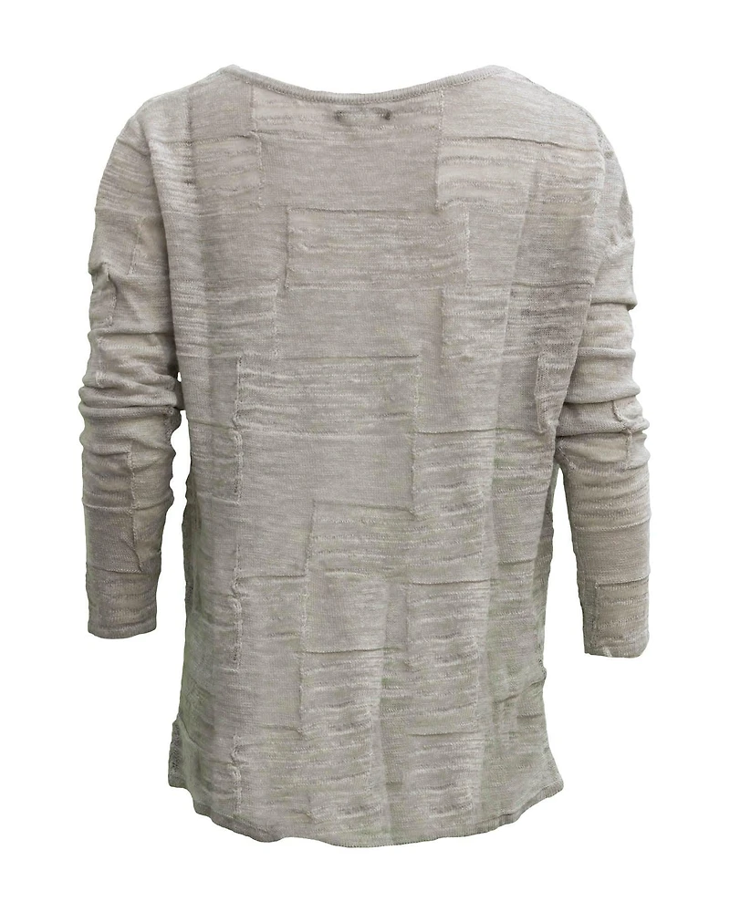 Ribbed Linen Sweater