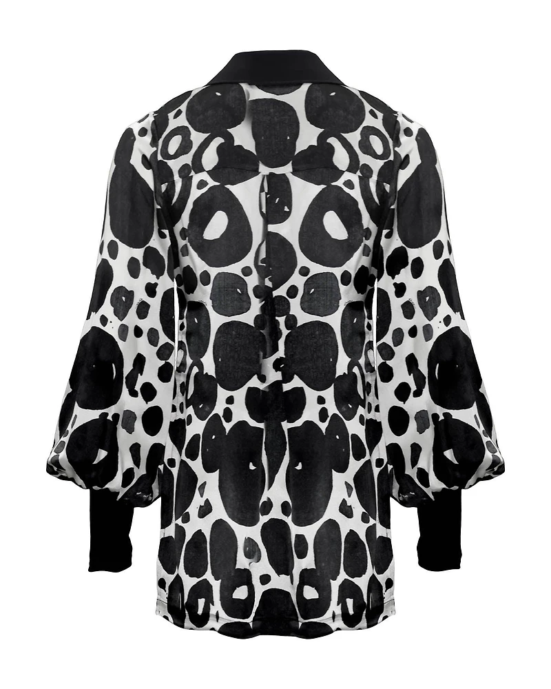 Lea Print Blouse