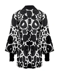 Lea Print Blouse