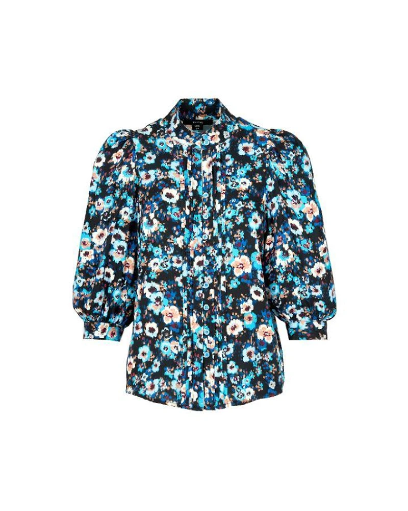Frontier Blue Floral Blouse