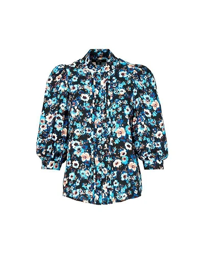 Frontier Blue Floral Blouse
