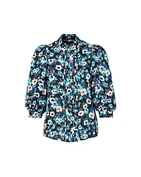 Frontier Blue Floral Blouse