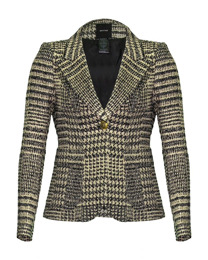 Patch Pocket Duchess Metallic Glencheck
