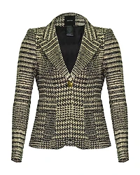 Patch Pocket Duchess Metallic Glencheck
