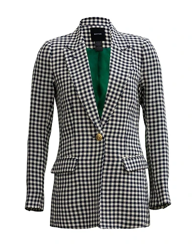 Tailored Check Blazer