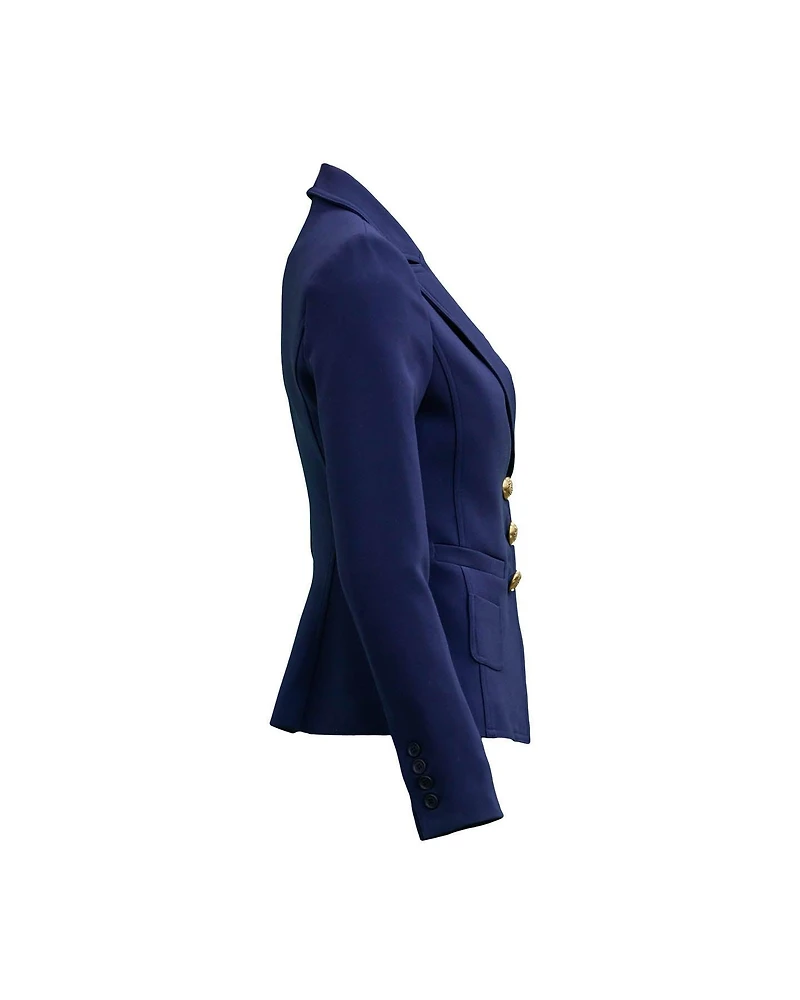 Wrap Blazer Navy
