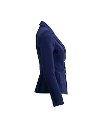 Wrap Blazer Navy
