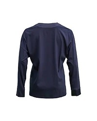 Silk Blouse Navy