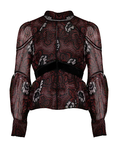 Alexxei Print Top