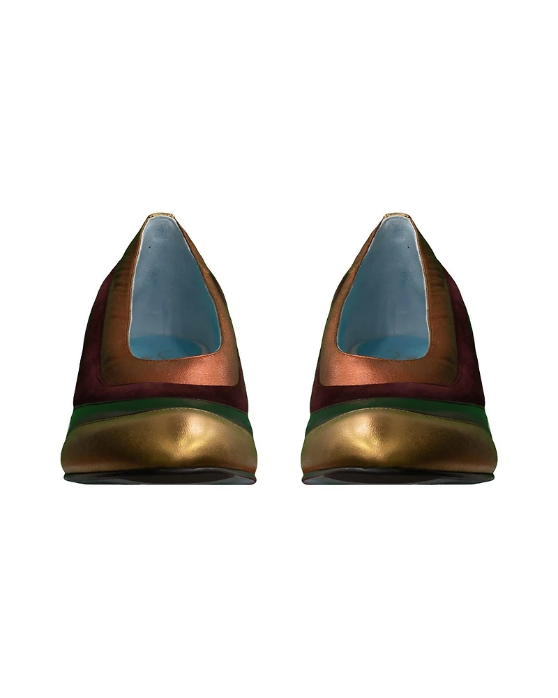 Michi Block Heel Pump