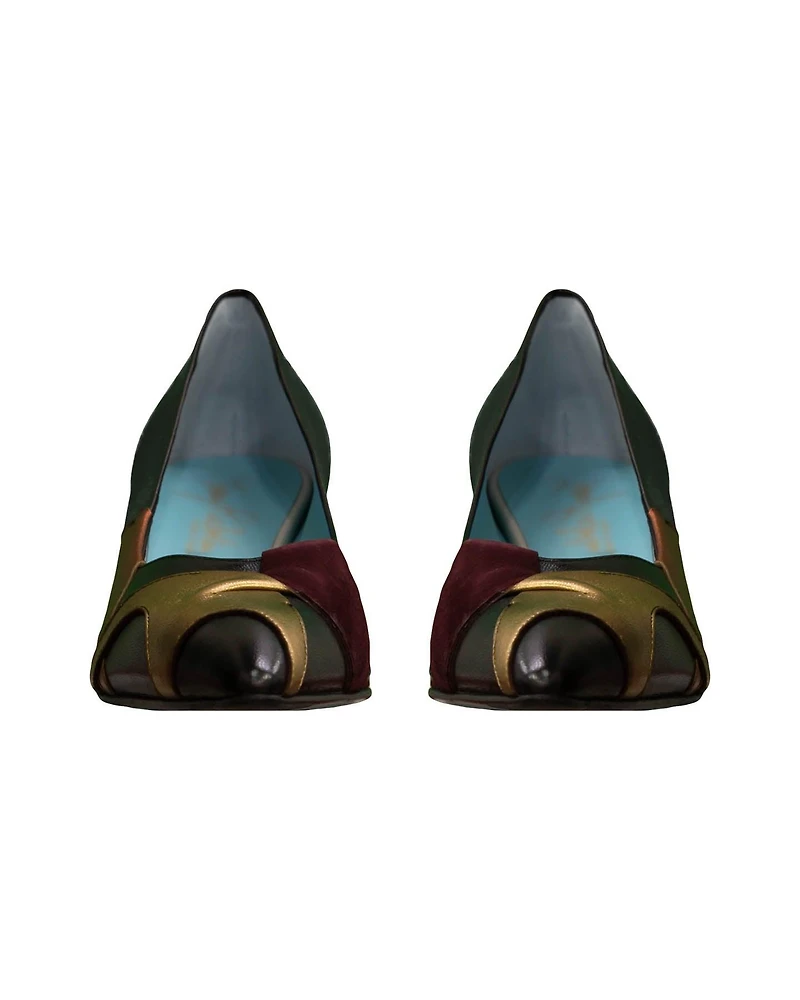 Ramola Handstitched Detail Pumps