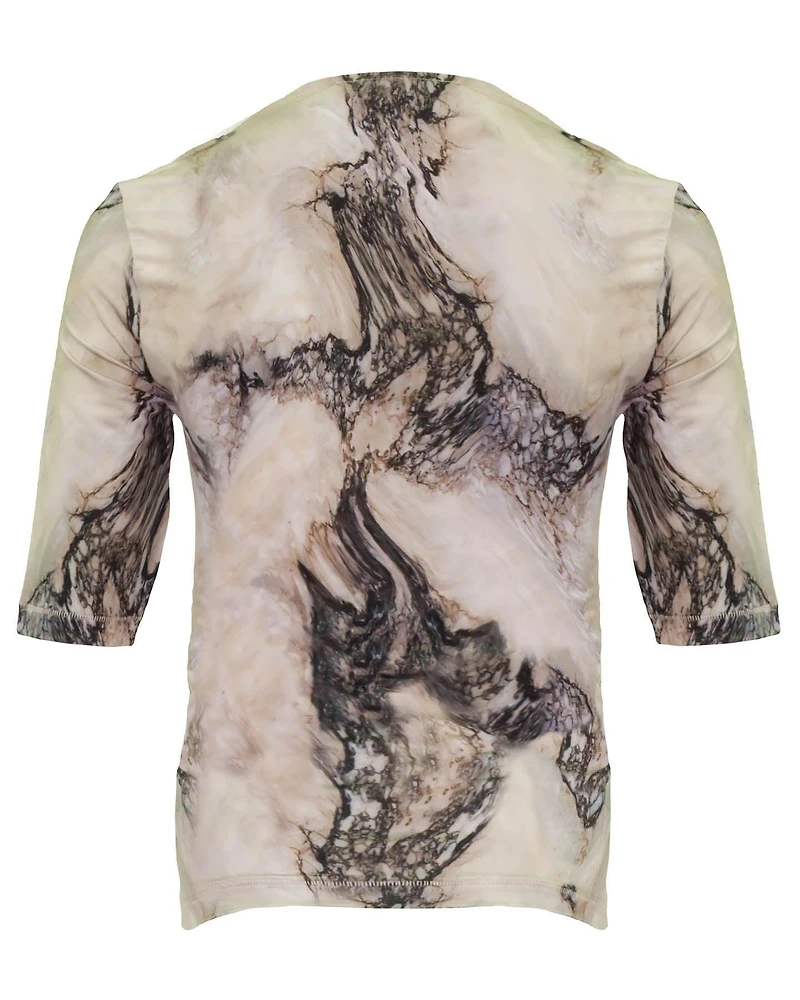 Paolina-P Marble Print T-Shirt