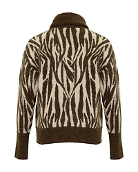 Paxi Print Turtleneck Pullover