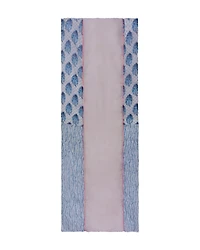 Pink Blue Print Scarf