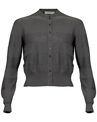 Cotton Blend Crop Cardigan